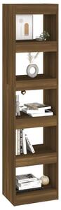 Libreria/Divisorio Rovere Fumo 40x30x166 cm