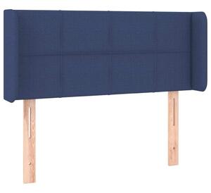 Testiera ad Orecchio Blu 83x16x78/88cm in Tessuto