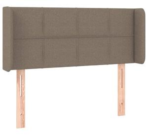 Testiera ad Orecchio Tortora 93x16x78/88 cm in Tessuto
