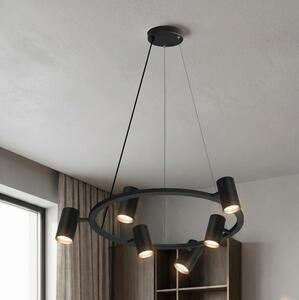 Brilagi - Lampadario a sospensione con cavo SELE 6xGU10/30W/230V nero