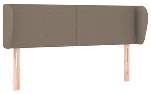 Testiera ad Orecchio Tortora 147x23x78/88 cm in Tessuto