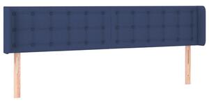 Testiera ad Orecchio Blu 203x16x78/88cm in Tessuto
