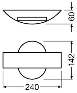 Ledvance - Applique LED da esterno SHIELD LED/11W/230V IP44