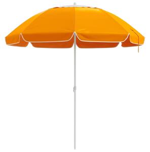 Ombrellone da giardino, 160 cm, poliestere 170T, colore arancione