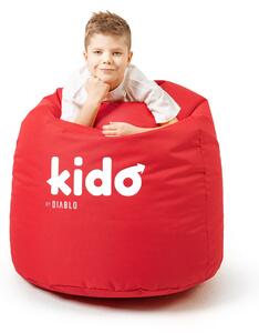 Pouf per bambini Kido di Diablo: rosso