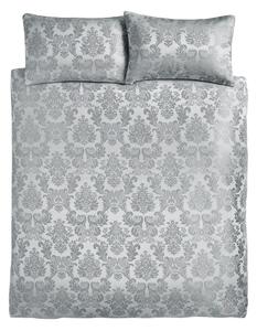 Biancheria da letto grigia Jacquard, 135 x 200 cm Damask Jacquard - Catherine Lansfield