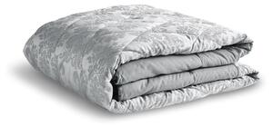 Copriletto grigio trapuntato Jacquard, 240 x 260 cm Damask Jacquard - Catherine Lansfield