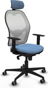 Sedia da ufficio con poggiatesta Piqueras y Crespo 1D036G2 Blu cielo