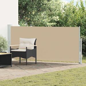 Tenda laterale retrattile Beige 500 x 160 cm Poliestere