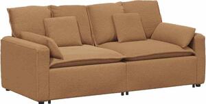 Divano Modulare con Cuscini Beige