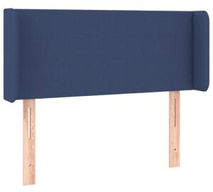 Testiera ad Orecchio Blu 83x16x78/88cm in Tessuto