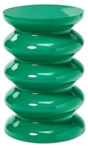 Tavolino laterale Westwing Illy, design verde, forma rotonda