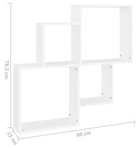 VidaXL Mensole a Muro 2 pz Bianche 105x18x20 cm in Truciolato