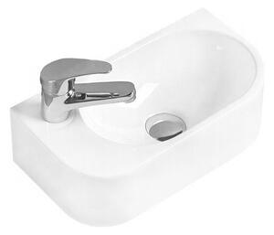 Mexen Viera lavabo da appoggio destro 40 x 21 cm, bianco - 21274000R