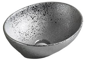 Mexen Elza lavandino da appoggio 40 x 33 cm, argento - 21014052
