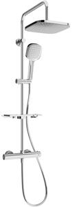 Mexen KT33 set doccia esterna con soffione e miscelatore termostatico, cromo - 771503393-00
