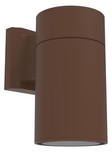 Applique Cilindrica Monodirezionale XL, IP54, Base E27 - Corten Base E27