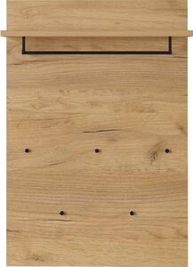 Pannello appendiabiti in rovere decorato in colore naturale Fremont - Germania