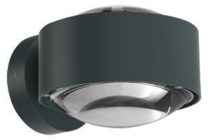 Top Light Puk Maxx Wall, LED, lenti trasparenti, antracite opaco