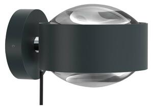 Puk Maxx Wall+ LED, lenti traspar, antracite/cromo