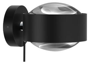 Top Light Puk Maxx Wall+ LED lenti chiare, nero opaco/cromo