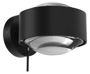 Top Light Puk Maxx Wall+ LED lenti chiare, nero opaco/cromo