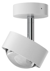 Top Light Puk Mini Turn LED lente spot trasparente a 1 luce bianco opaco