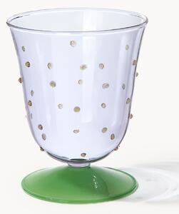 Set di 2 bicchieri fatti a mano in vetro borosilicato Dot