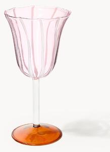 Set di 2 bicchieri da vino fatti a mano in vetro borosilicato Eve