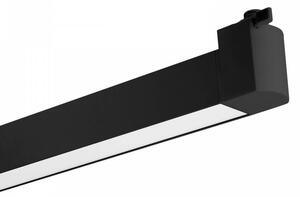 Faro LED Lineare 24W per Binario Monofase, Orientabile Nero - OSRAM LED 100° Colore Bianco Caldo 2.700K