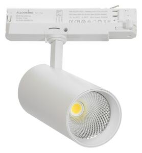 Faro LED 40W Dimmerabile 0-10V per Binario Trifase, 38/60°, Bianco, CCT Colore Bianco Variabile CCT