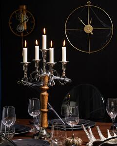 Tavolo da pranzo in legno scuro 200 x 100 cm gambe in legno rettangolare minimalista cucina scandinava Beliani