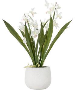 Fiore artificiale fatto a mano con portavaso Orchidea