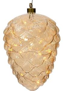 Addobbo a LED per albero a forma di pigna Cristal