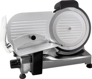 REBER Affettatrice Professionale con Lama 27,5 cm Temperata Potenza 150 watt colore Silver Nero - TF27