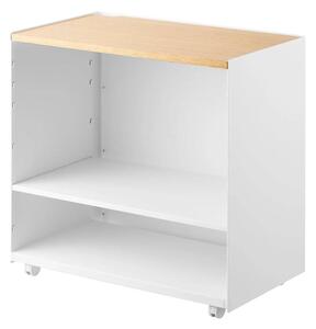 Carrello portaoggetti bianco in metallo 60x59x35 cm Tower – YAMAZAKI