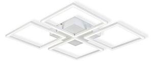 Top Lampada - Lampadario a plafone LED dimmerabile R4xLED/16,25W/230V quadrato bianco + +TC