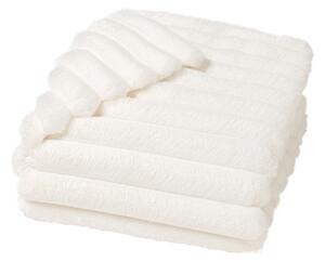 Coperta color crema in micropile 180x220 cm Boudoir – douceur d'intérieur