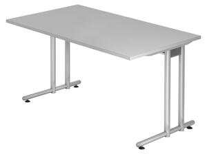 Bümö Scrivania Serie-N - Finitura: Grigio, Dimensioni: 140 x 80 cm