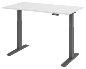 Scrivania elettrica bümö XMKA - Finitura: Bianco, Struttura: Grigio antracite, Dimensioni: 140 x 80 cm