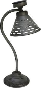 Lampada da terra solare ARTEMUS, argento-antico
