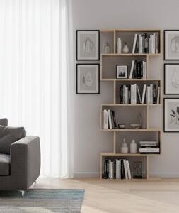 Libreria salvaspazio rovere 80x190h cm - As