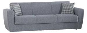 Divano letto matrimoniale grigio 223x80cm - Nox