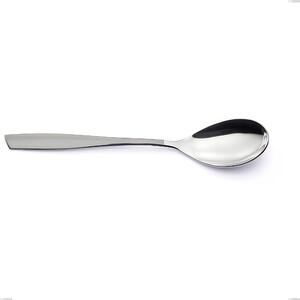 Cucchiaio da servizio Eleven Twin, acciaio 18.10 aisi 304 lucida con manici satinati, lunghezza 253 mm