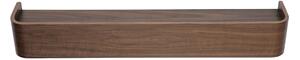 Mensola a muro in legno scuro noce L90 cm HOPE