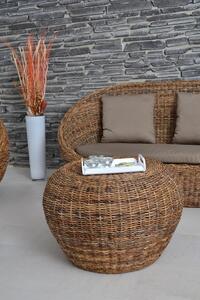 MiaMöbel Tavolino in rattan "Haruna" rotondo