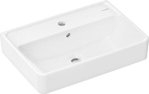 Hansgrohe Xanuia Q lavabo compact, avec trou pour robinet, avec trop-plein, 550x370mm, SmartClean, blanc, 61120450, 61120450