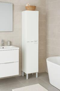 Mobile colonna bagno classico 2 ante 30x182h cm bianco lucido - Ark