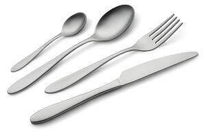 Confezione vetrina 24 pezzi ISCHIA sabbiato, Acciaio inox Aisi 430 Posate sabbiate, spessore 2,5 mm