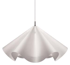 Lampada a sospensione Moebe, Sinuate, dimmerabile, Bianco, Soggiorno, Carta / Cartone, Design